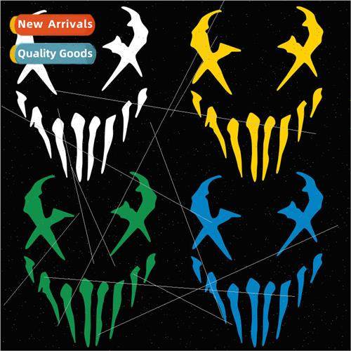 Carving biker motorcycle stickers ghost face stickers set ca