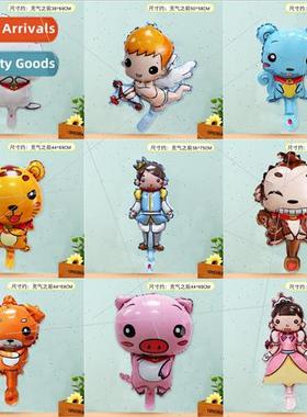 Cartoon animal shape aluminum film balloon childrens birthda