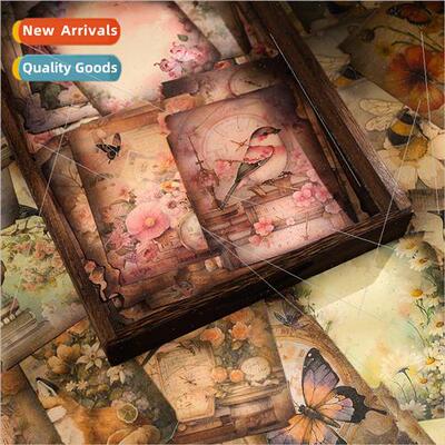 适用get the flower valley handbook material paper retro -adh