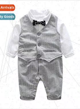 Childrens childrens clothing boys pajamas vest suit gentlema