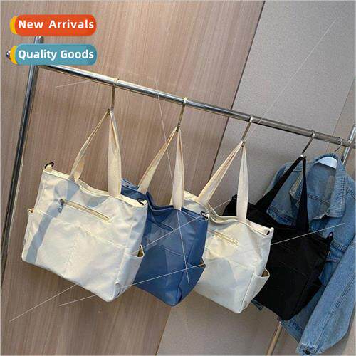 ins simple canvas bag female new Korean hundred girls should