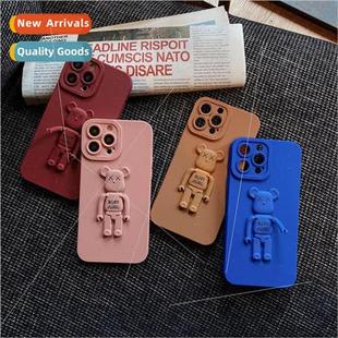 Violent Bear 13ProMAX Apple Pupil iPhone Case 适用 Stand