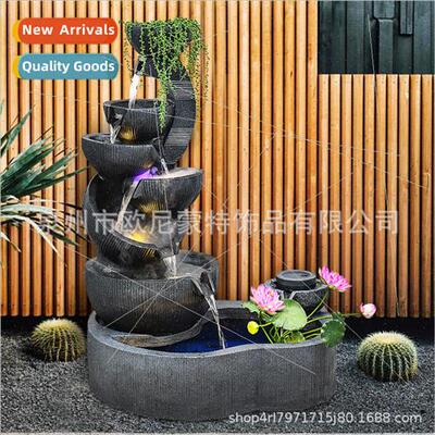 wigwam flowing water ornaments garden courtyard decorative f