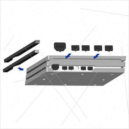 PS4 PRO Dust Screen Set PRO Dust Plug PS4 Pro Console Dust S