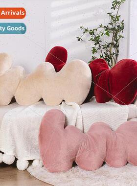 Modern minimalist cute ins wave pillow bolster pillow clip l