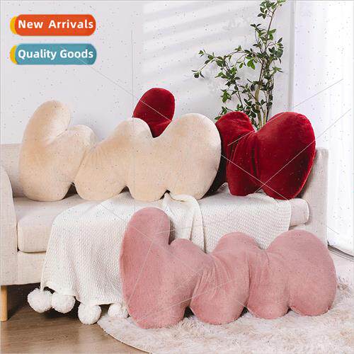 Modern minimalist cute ins wave pillow bolster pillow clip l