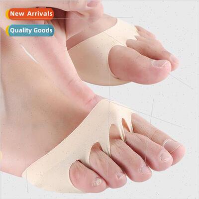New 3D five fingers socks female fish mouth ice silk thin su