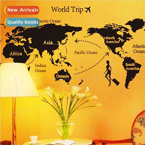 Traveling around the world wall stickers study atmospheric o