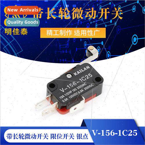 V-156-1C25 Microswitch with Long Wheel mit Switch lver Dot