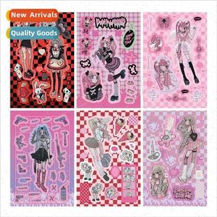 goo card stickers domi sweet girl character pinto