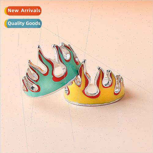 Fashion Creative Burning Flame Ring Personalized Hipster Hip