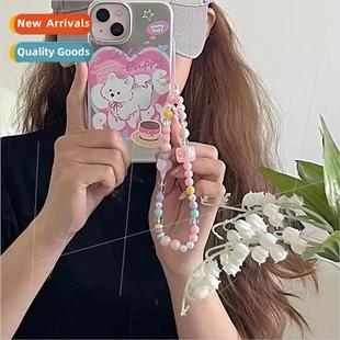 13ProMax iPh cake 适用 Apple dog love white case ins pink