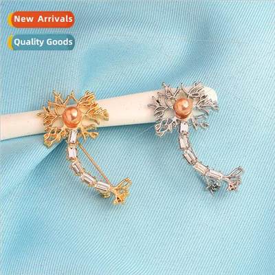 Creative new nerve tissue modeling brooch medical clothing a