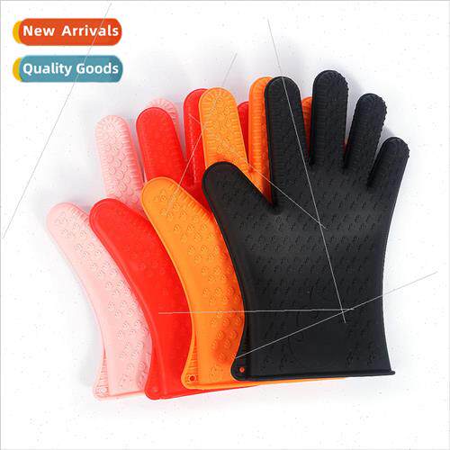 New silicone heat  gloves heat-resistant microwave oven oven