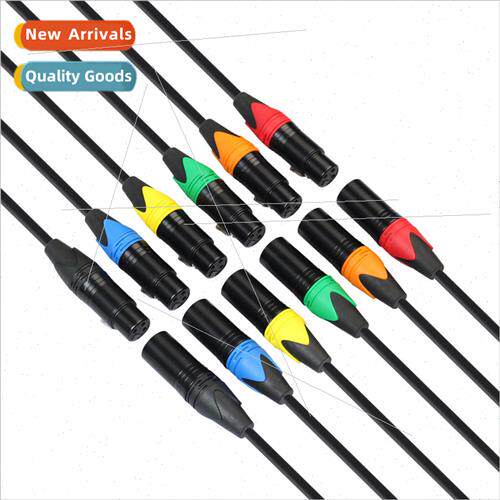 All-copper core silver-plated pin ca male to female mixer XL