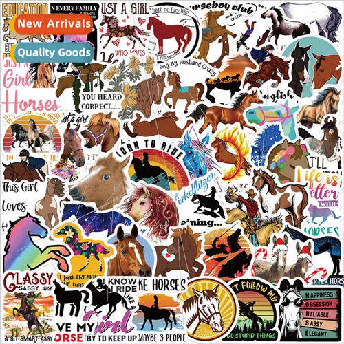 50 cartoon riding stickers personalized decorative luggage n
