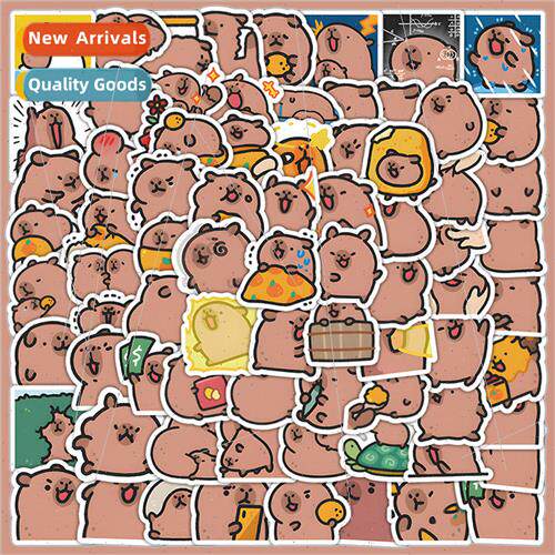 100 pcs of water dolphin stickers cartoon cute mouse sticker