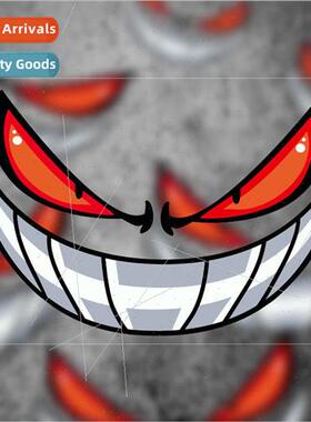 Devils eyes car stickers personalized expression stickers mo