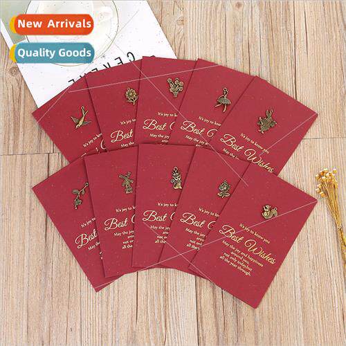 Greeting Cards Vintage Invitations Metal Stamping DIY Folded