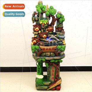 Floor rockery water indoor humidification fountain living ro