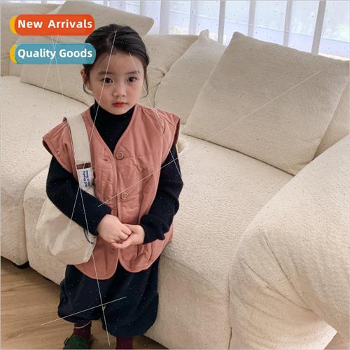 Korean childrens childrens fall and winter thickening vest 2