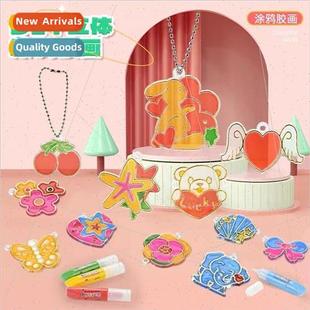 Lattice Bake Childrens Paintings DIY Gel Crystal Handmade