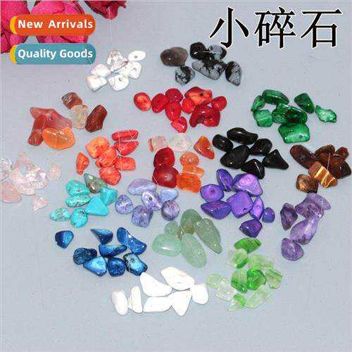 DIY jewelry accessories materials natural crushed stone colo