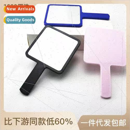 Candy Color Hand Held Beauty Mirror Portable Handle Cosmetic