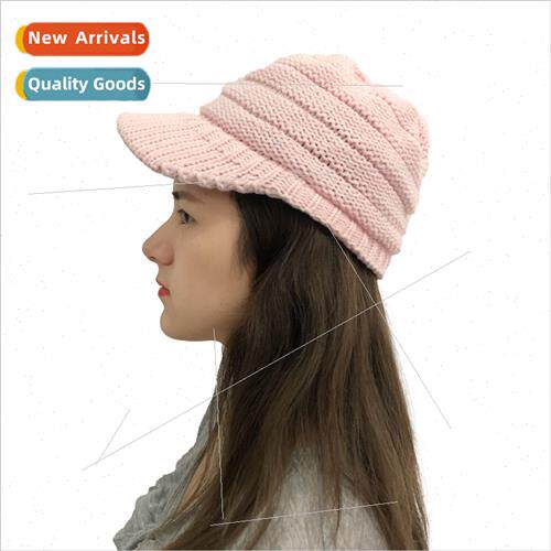 2020 Korean  of the fall and winter knitted cap ladies outdo