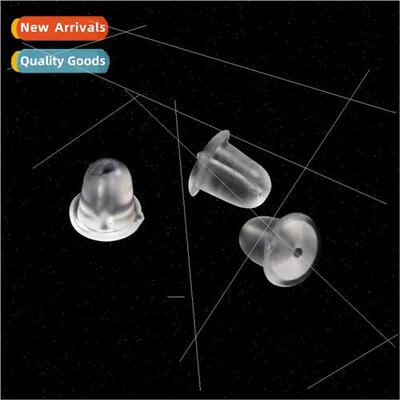 200pcs  transparent plastic ear plug earrings accessories DI