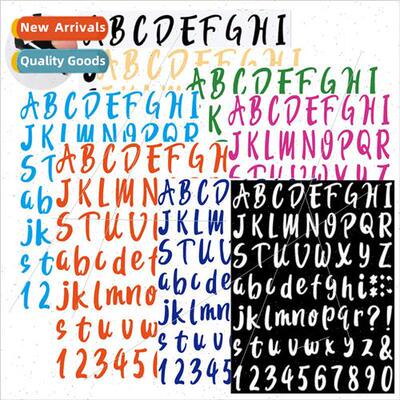 1 inch alphanumeric sticker labels vinyl PVC waterproof oilp