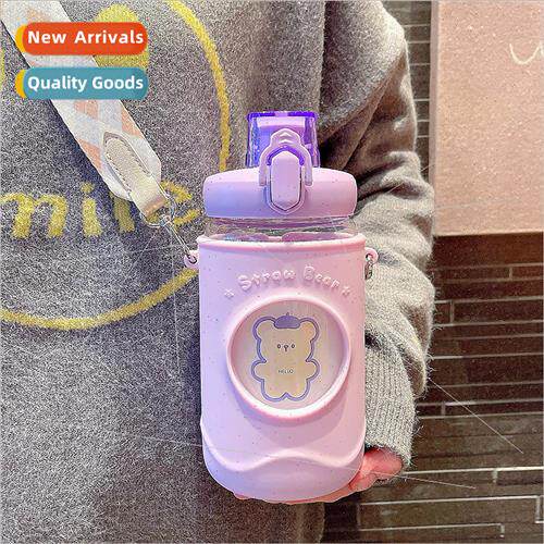 Transparent single-layer glass cup borosilicate glass girls