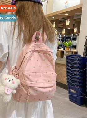 ins cute print small backpack new Korean ladies mini shoulde