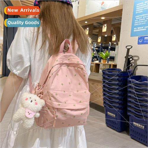 ins cute print small backpack new Korean ladies mini shoulde