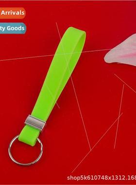 2023 new car key chain rope bag charm can be ized logo silic