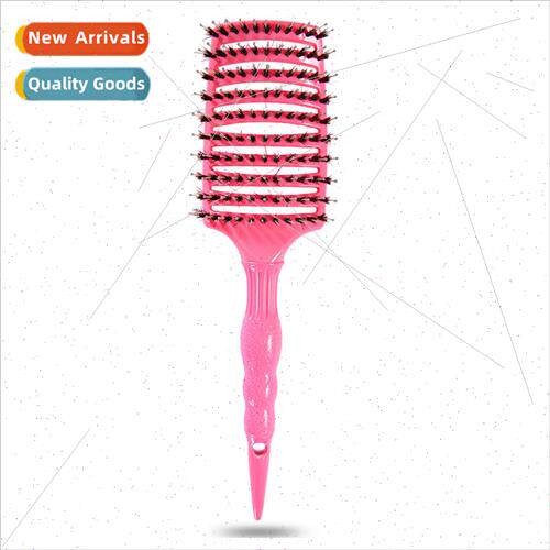Beauty Ribbed Comb Gourd Pointed Tail Big Bend Comb Pink Pig