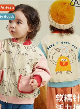 2024 spring new childrens baseball uni适用m boys and girls c