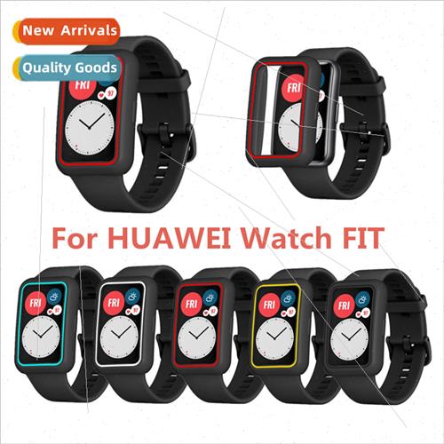适用 Huawei HUAWEI Watch FIT two-color case TPU two-color ca