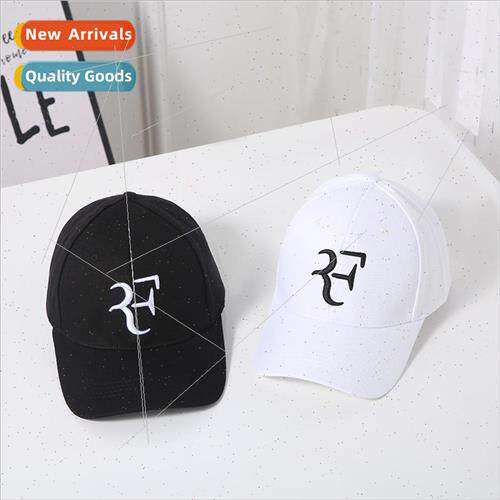 F letter embroidery baseball cap tennis star sports duck ton