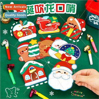 Christmas Blowing Dragon Whistle Childrens cute cheering tru