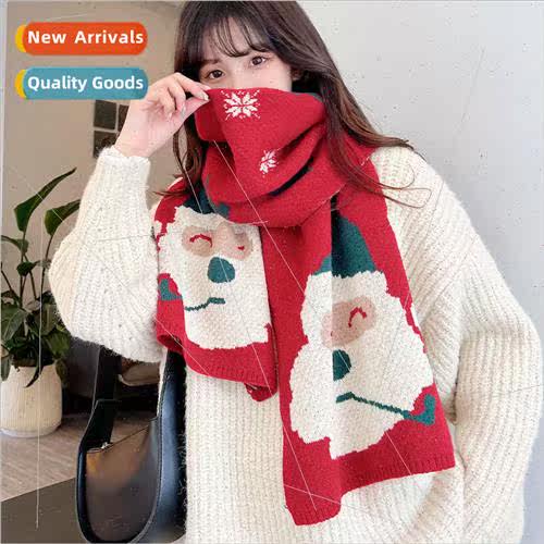 Christmas scarf female winter Korean Japanese hundred ins cu