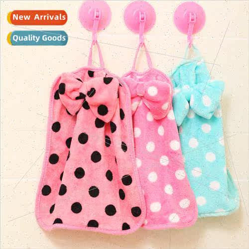 Household microfiber chenille dry hand towel cartoon type co