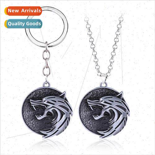 Game Peripherals Wizard Wolf Head Keychain Demon Hunter Pend