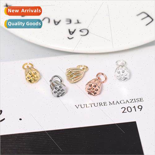 diy jewelry handmade accessories color 18K gold lotus flower