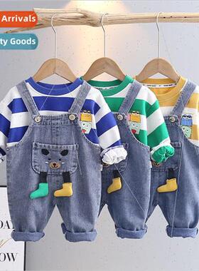 Boys baby sweater backpack spring and autumn  baby fall clot
