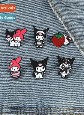 Cartoon Kulo Mi Melody metal brooch anime  badge bag accesso