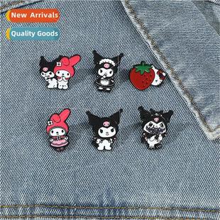 Cartoon Kulo Mi Melody metal brooch anime  badge bag accesso