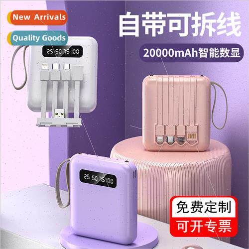 Mini portable with cable 20000 mAh charging asure high capac
