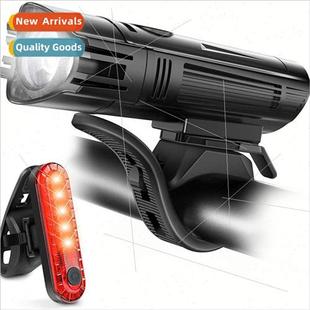 bike headlight USB light rechargeabl flashlight strong