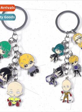 Anime  One Punch Man cartoon character combination doll keyc